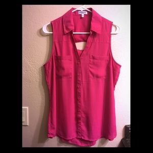 COPY - Hot Pink Portofino sleeveless top by Expre…